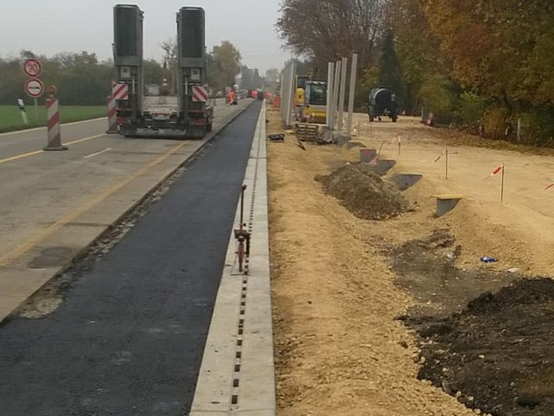 Kabelbau: Verlegung von Schlitzrinnen