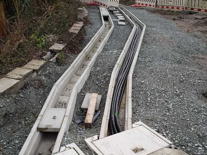 Kabeltiefbau: Oldenburg - Wilhelmshafen